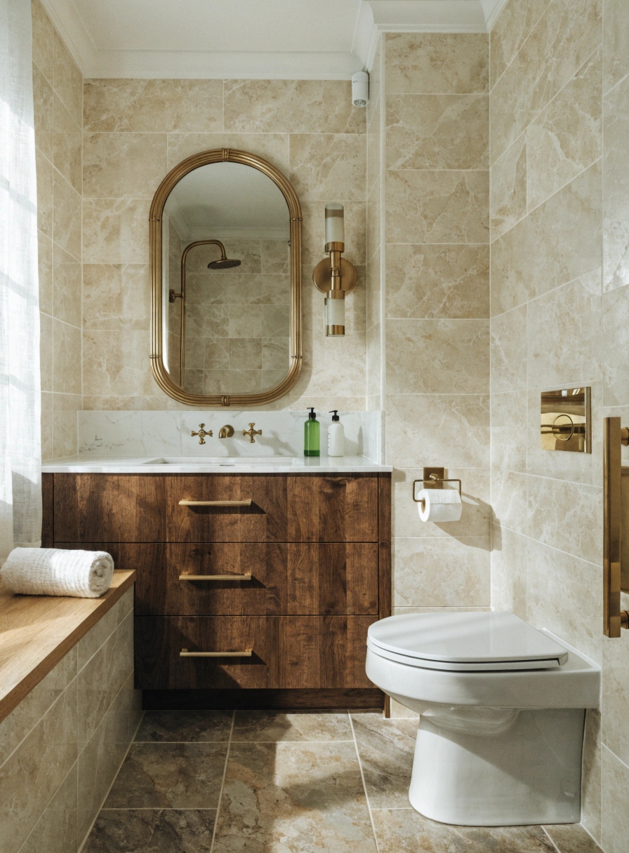 a-clean--well-lit-australian-bathroom-showing-a-wh Central Coast family enjoying a healthy mould-free home after ClearAir remediation
