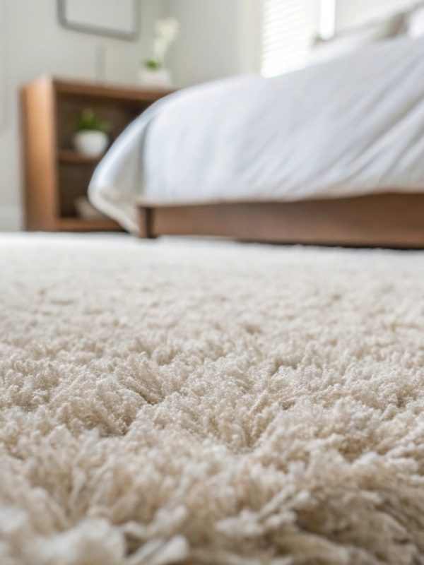 a-photorealistic-extreme-close-up-macro-shot-of-cl Freshly sanitised carpet fibres in a Central Coast residential bedroom
